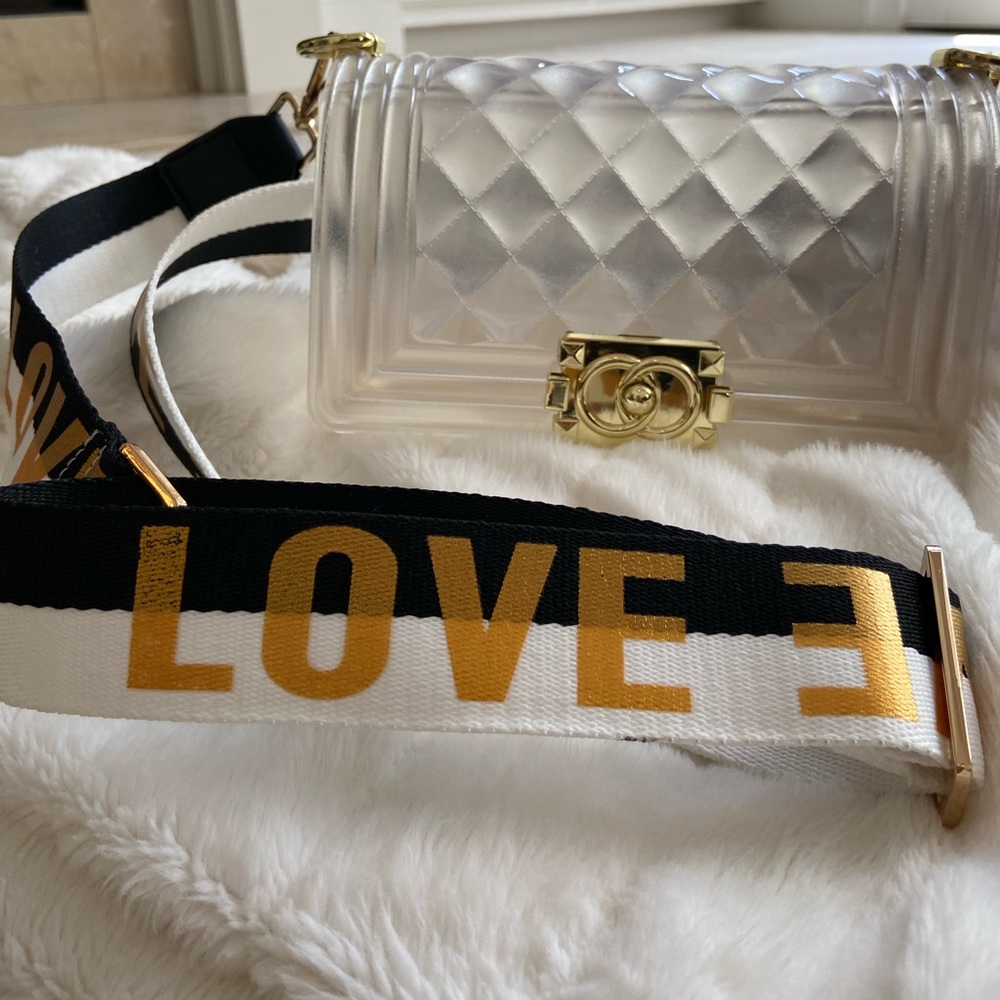 Clear shoulder bag